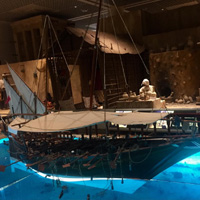 Traditional dhow boat of Bahrain