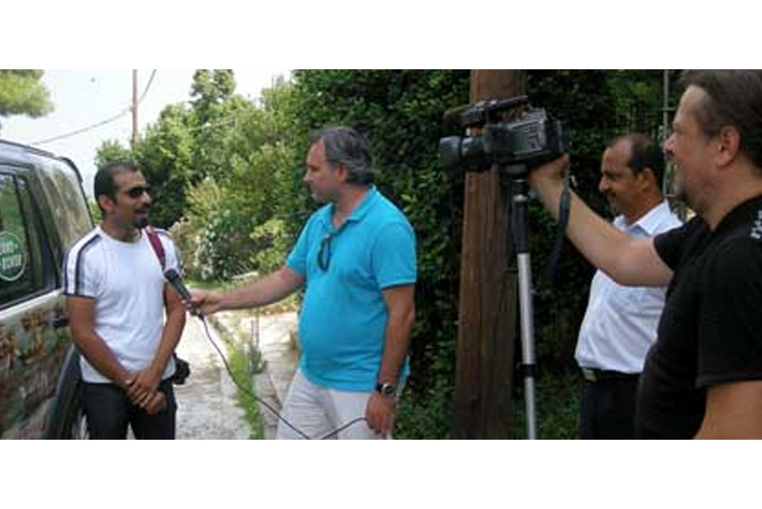 Greek Mega TV asks Ammar about his virtual tours