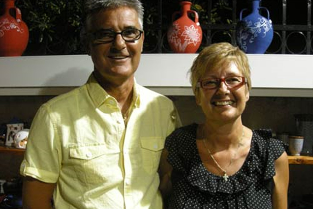 Steve Stone and his wife Anna