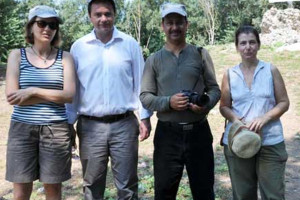 From right: Dr. Demetra - Ali - Mr. Lazaros - Dr. Zoe