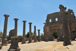 Roman ruins at Shahba