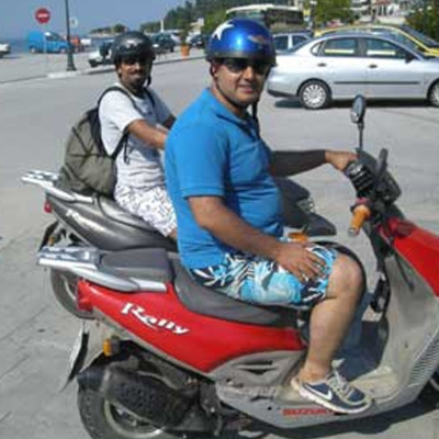 Exploring Thassos by motorbike